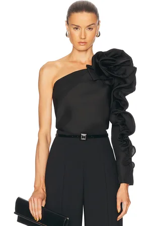 Carolina Herrera One Shoulder Flower Top in - . Size 2 (also in 4).