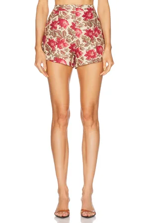POSSE Rosalie Short in - Red. Size L (also in M, XS).