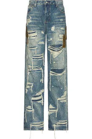 Who Decides War by Ev Bravado Side Patch Relaxation in - Blue. Size 30 (also in 32, 34, 36).