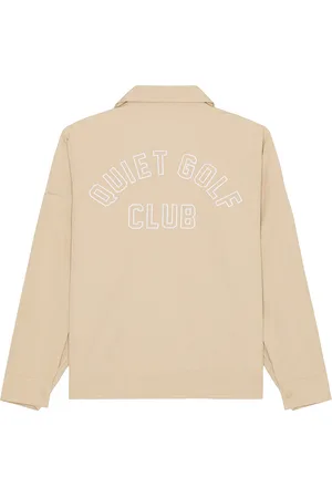 Quiet Golf Qgc Work Jacket in - Beige. Size L (also in M, S, XL/1X, XXL/2X).