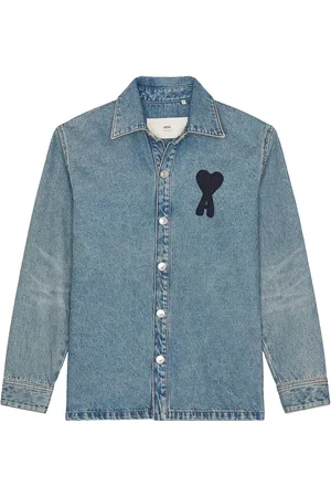 Ami ADC Overshirt in - Blue. Size L (also in M, S, XL/1X).
