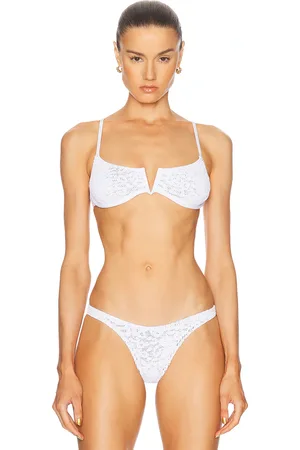 Bond Eye Nora Balconette Bikini Top in - White. Size all.