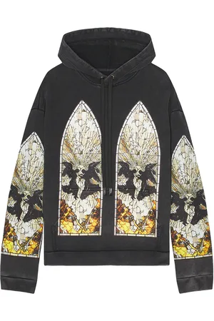 Who Decides War by Ev Bravado Matrimony Hooded Pullover in - Charcoal. Size L (also in M, XL/1X).