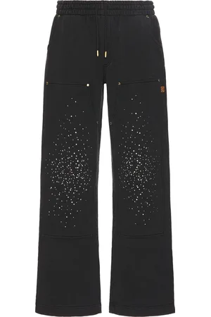 Casablanca Hotfix Printed Workwear Jogger in - Black. Size L (also in S, XL/1X).