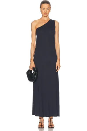 Lisa Yang Oliva Dress in - Navy. Size 0 (also in 1, 2).