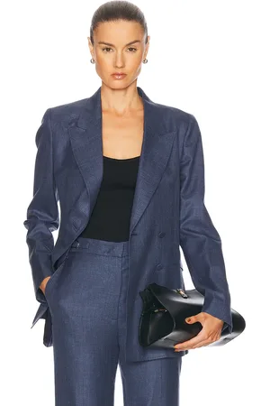 GABRIELA HEARST Angela Blazer in - Blue. Size 40 (also in 42, 46).