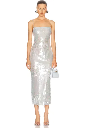 Retrofete Alana Dress in - Baby Blue. Size L (also in XL).