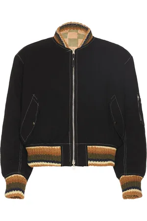 Story Seed Bomber Jacket in - Black. Size L (also in M, XL/1X).