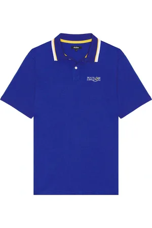 Malbon Golf Grasse Pique Polo in in - . Size M (also in S, XL/1X).