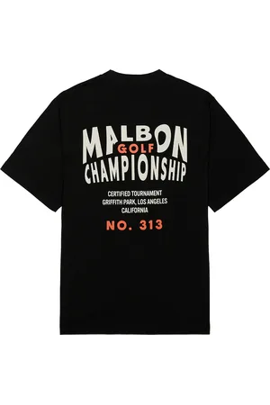 Malbon Golf Championship T-Shirt in - Black. Size S (also in ).