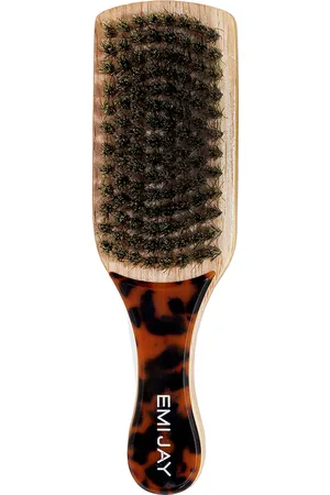 Emi Jay Mini Boar Bristle Brush in - Brown. Size all.