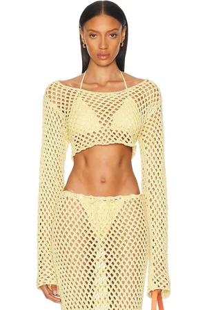 Bananhot Magen Top in - Yellow. Size M/L (also in XS/S).