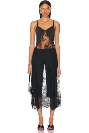 MONSE Sheer Lace Slip Dress in - . Size 6 (also in 8).