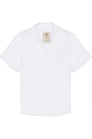 Oas Cuba Terry Shirt in - Cream. Size L (also in M, S, XL/1X).