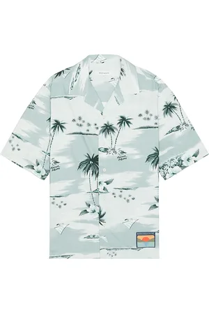 Maison Kitsuné Resort Shirt in - Teal. Size S (also in ).