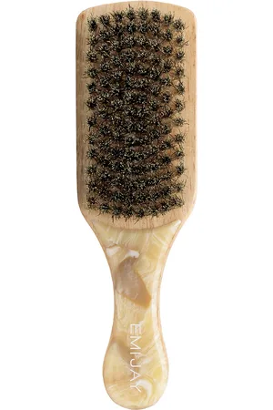 Emi Jay Mini Boar Bristle Brush in - Cream. Size all.