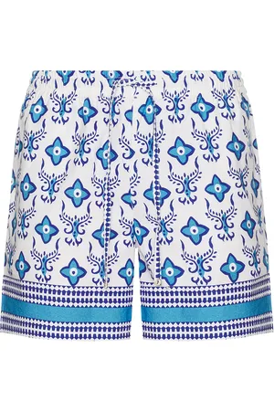 HARAGO Block Printed Shorts in - . Size M (also in S, XL/1X).