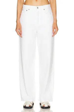 AGOLDE Low Slung Baggy in - White. Size 33 (also in ).