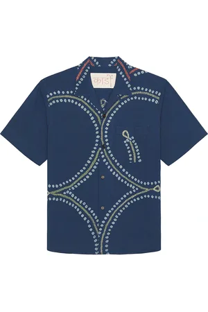 Kardo Ronen Shirt in - Blue. Size L (also in M, S, XL/1X).