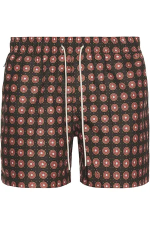 Oas Coffee Lumo Swim Shorts in - Black. Size L (also in M, S, XL/1X).