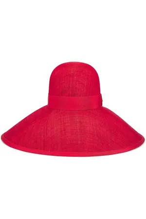 VALENTINO GARAVANI Large Brim Hat in - Red. Size 58 (also in ).