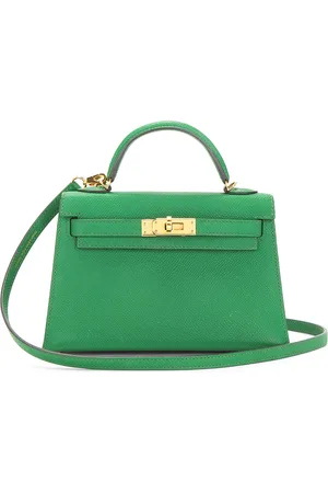 Hermès Epsom Kelly 20 Handbag in - Green. Size all.