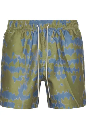 Oas Highland Swim Shorts in - Olive. Size L (also in M, S, XL/1X).