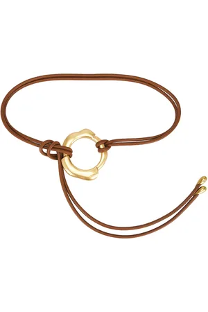 Cult Gaia Asa Belt in - Brown. Size all.