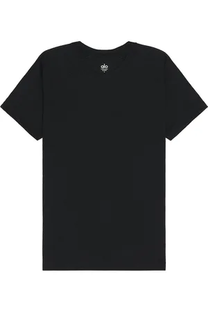 alo The Triumph Crew Neck Tee in Black in - Black. Size L (also in ).