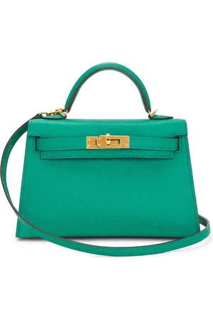 Hermès Veau Epsom Kelly 20 Handbag in - Green. Size all.