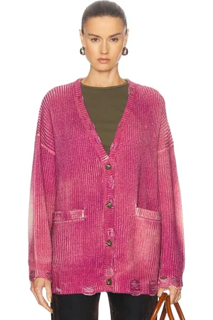 R13 Oversized Cardigan in - Pink. Size M (also in ).