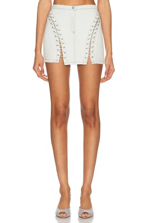 BLUMARINE Mini Skirt in - Blue. Size 36 (also in 38, 42).