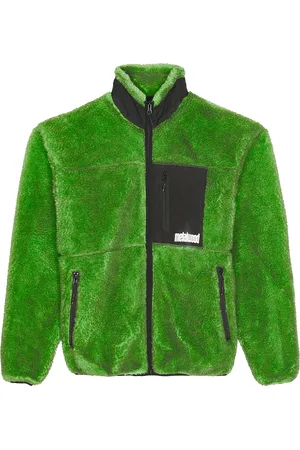 Metalwood Painted Sherpa Fleece Jacket in - . Size L (also in M, S, XL/1X).