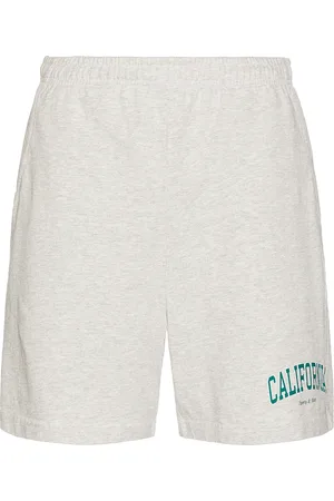 Sporty & Rich California Gym Short in - Grey. Size L (also in M, S, XL/1X).