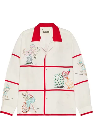 HARAGO Whimsy Embroidered Shirt in - . Size L (also in M, S, XL/1X).