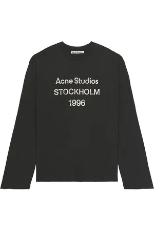 Acne Studios Edden Long Sleeve T-Shirt in - Black. Size L (also in M, S, XL/1X).