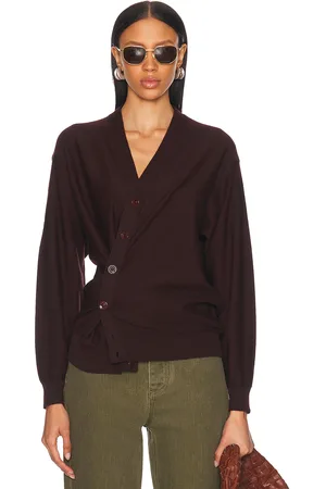 LEMAIRE Relaxed Twisted Sweater in - Burgundy. Size M (also in ).