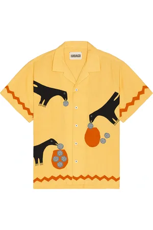 HARAGO Crow Applique Shirt in - . Size L (also in M, S, XL/1X).