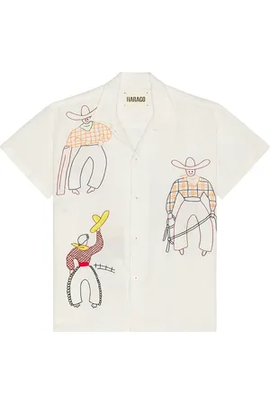HARAGO Embroidered Cowboy Shirt in - . Size L (also in M, XL/1X).