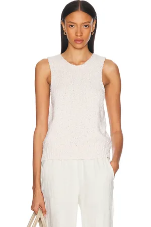Rohe Knitted Halter Top in - White. Size 38 (also in 42).