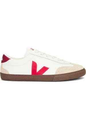 Veja Volley in White Pekin & Bark - White. Size 40 (also in 41, 42, 43, 44, 45).