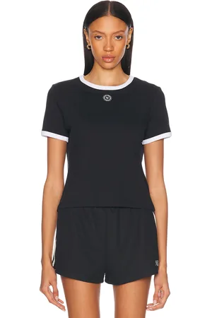 Sporty & Rich Ringer Tee in - . Size L (also in M, S, XL, XS).