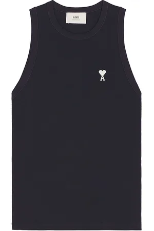 Ami ADC Tank Top in - Black. Size L (also in M, S, XL/1X).