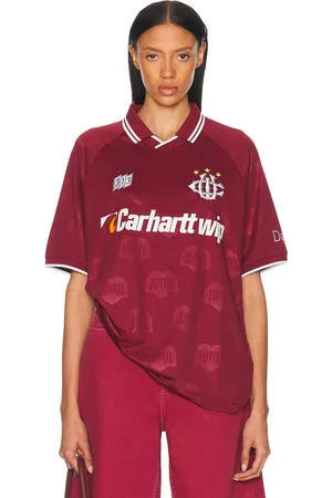 Carhartt Hartts Football T-Shirt in - Burgundy. Size XL/1X (also in ).