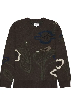 Norse projects Rune Jacquard Sweater in - Brown. Size M (also in ).