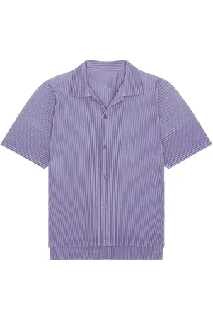 Issey Miyake Button Up Shirt in - Purple. Size 4 (also in ).