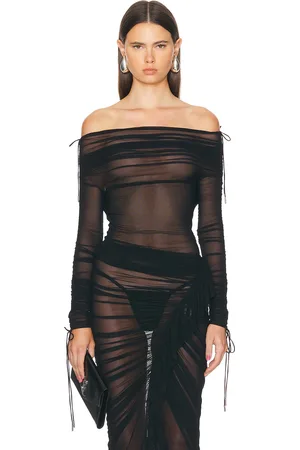 Atlein Ruched Off The Shoulder Top in - . Size 34 (also in ).