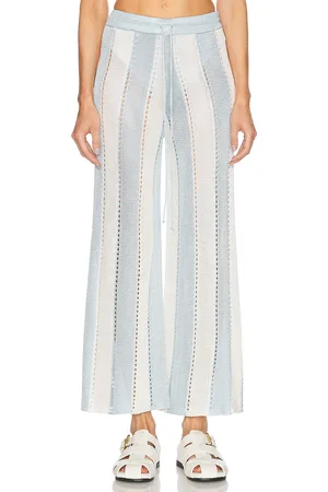 Calle Del Mar Cabana Stripe Pant in - Baby Blue. Size M (also in S).