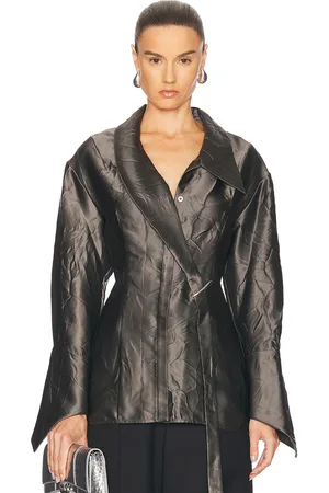 Grace Oversized Crinkled Claw Loop Shirt in - . Size 34/XS (also in 36/S, 40/L).