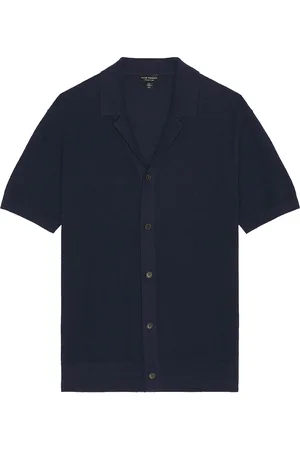 CLUB MONACO Boucle Camp Collar Shirt in - . Size L (also in M, S, XL/1X).